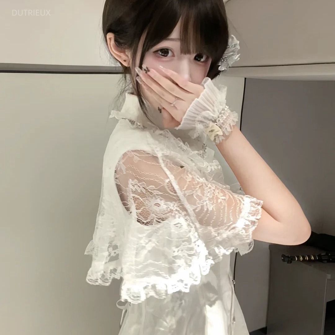 Korean Style A Line Shirt Dress - Японское готическое платье в стиле Y2K