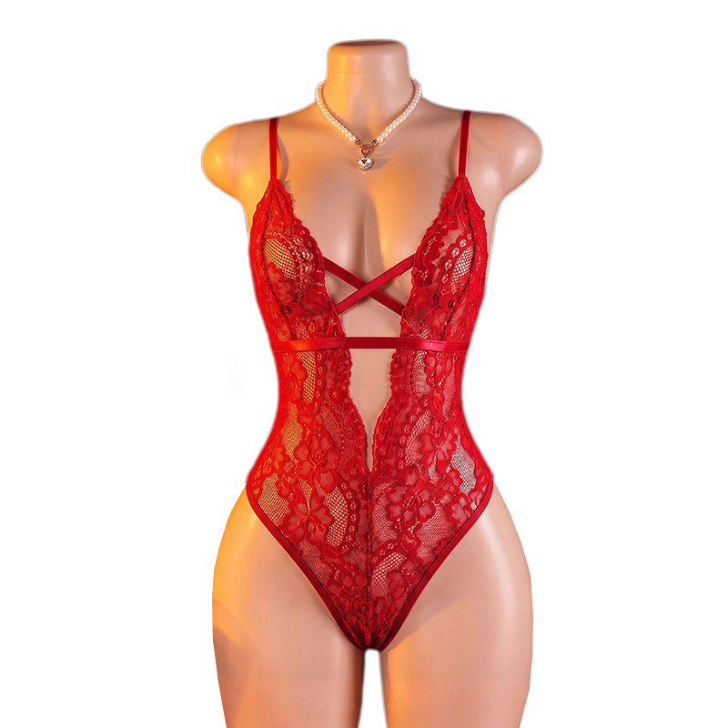 Lingerie - Сексуальное женское белье: экзотическое кружевное боди