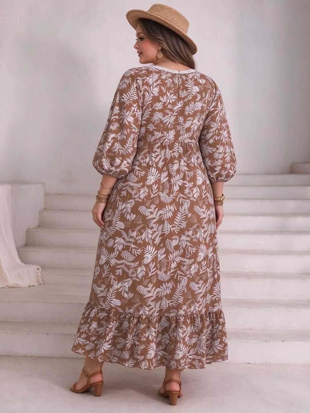 Женское платье макси больших р – обзор и цена Boho Summer Beach Maxi Dress