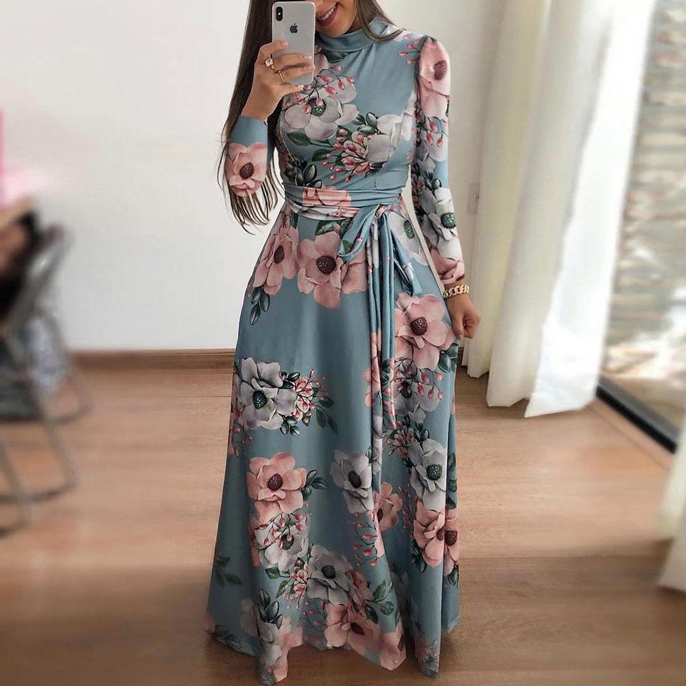 Женское летнее платье с цветоч – обзор и цена Boho Summer Beach Maxi Dress