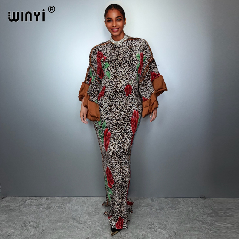 WINYI плиссированное эластично – обзор и цена Boho Summer Beach Maxi Dress