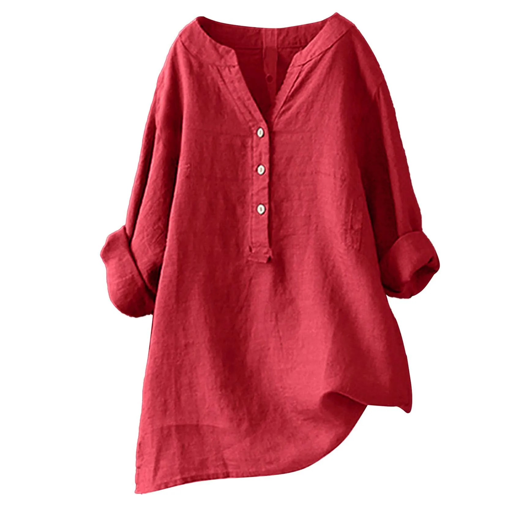 Унисекс, женская и мужская блу – обзор и цена Casual Loose Linen Shirt Dress