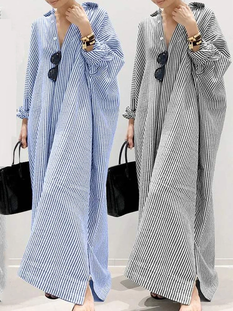 Летнее платье-кардиган из хлоп – обзор и цена Casual Loose Linen Shirt Dress