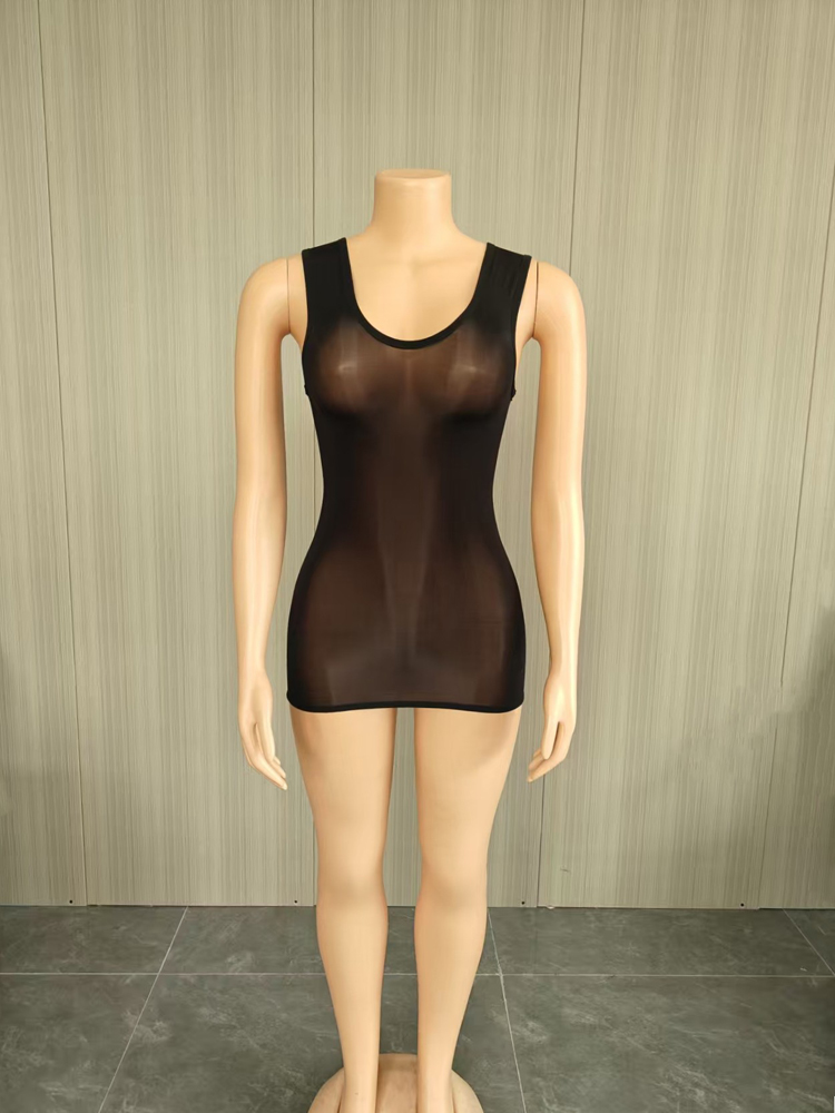 JENYAGE Сексуальное глянцевое  – обзор и цена Sexy Mesh Sheer Bodycon Dress