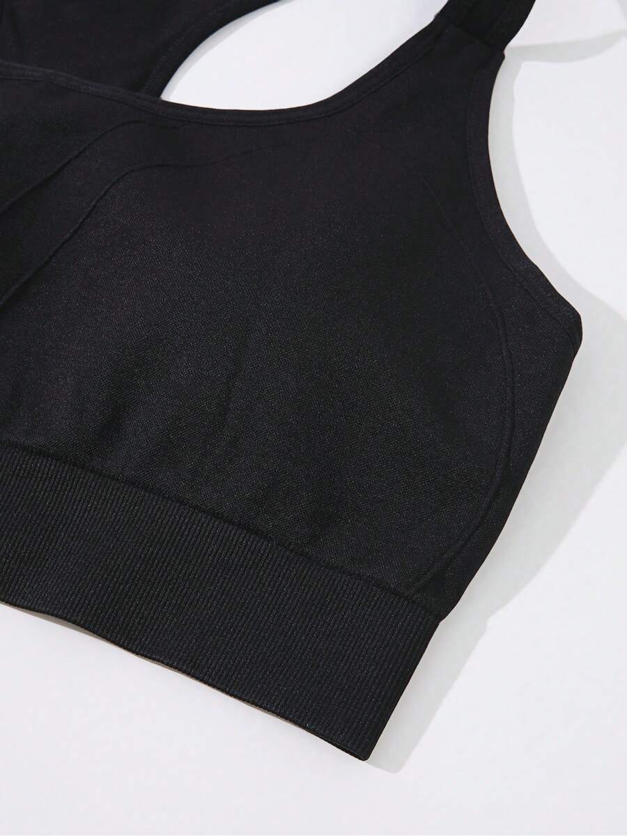 1 шт. Черный спортивный укороч – обзор и цена Seamless Ribbed Workout Tank Top