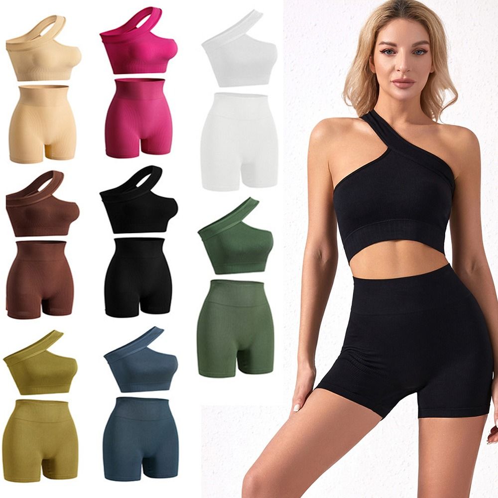 2 шт. комфортных бесшовных жен – обзор и цена Seamless Ribbed Workout Tank Top