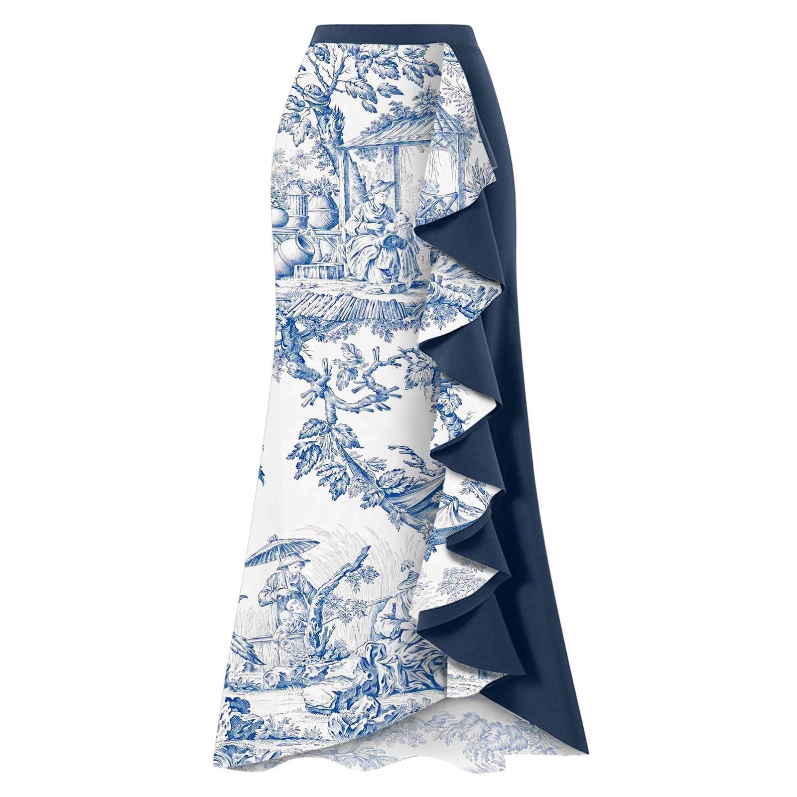 Женский купальник-танкини сине – обзор и цена Skirts