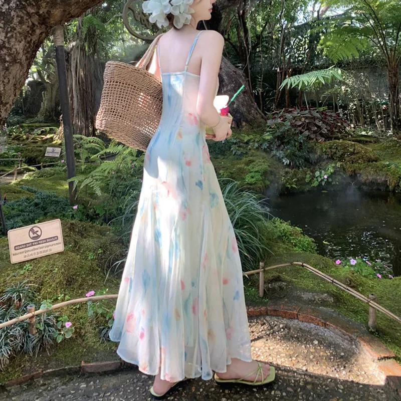 Kawaii Sweet Y2k японское плат – обзор и цена French Vintage Floral Midi Dress