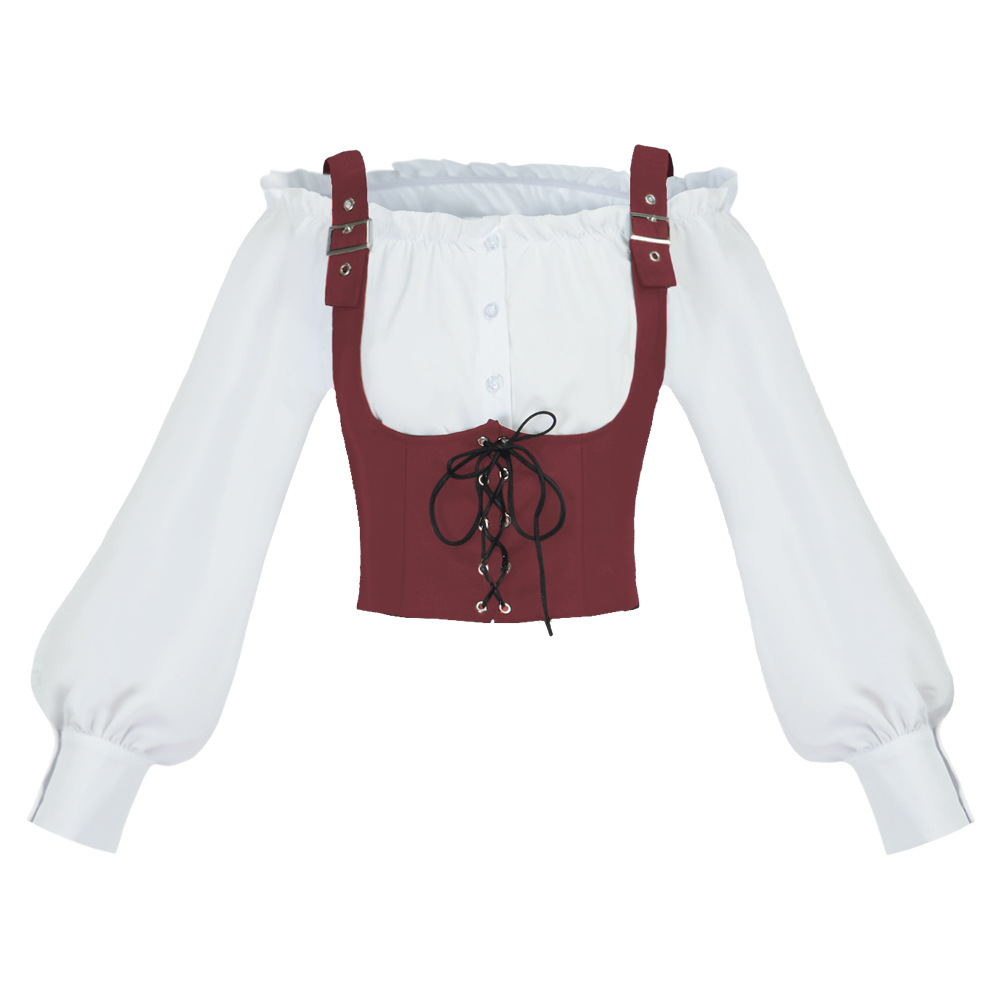 Женская блузка в стиле ретро-в – обзор и цена Tops