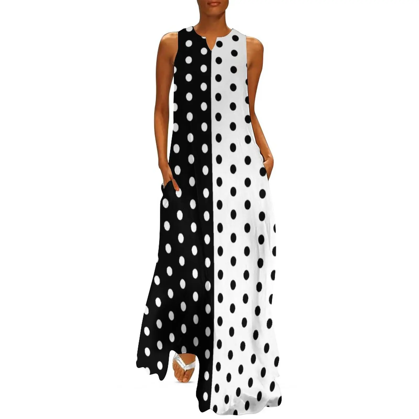 Двухцветное платье в стиле рет – обзор и цена Boho Summer Beach Maxi Dress