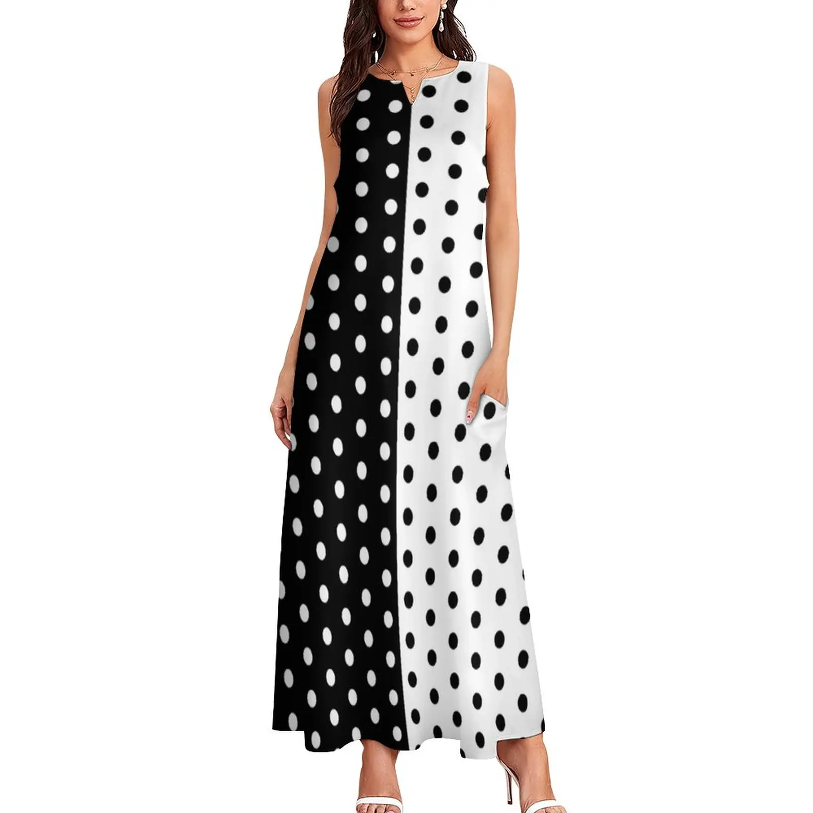 Двухцветное платье в стиле рет – обзор и цена Boho Summer Beach Maxi Dress